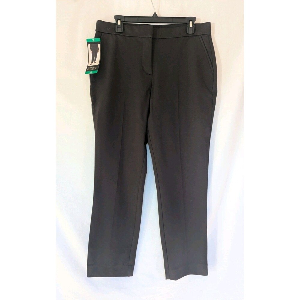 Banana Republic High-Rise Modern Slim Refined Ankle Pant Sz 12 Brown